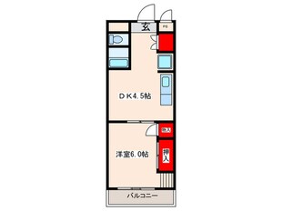 メゾンハーミテイジの物件間取画像